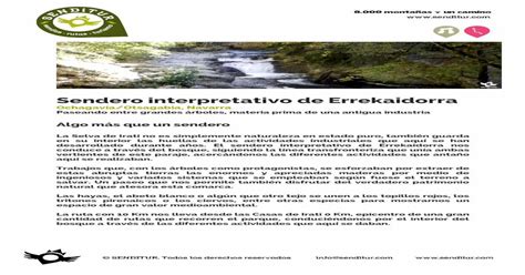 ruta errekaidorra|Ruta Sendero Errekaidorra (selva de Irati)